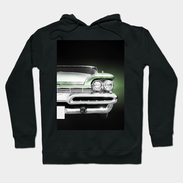 American classic car Fire Flite 1959 front Hoodie by Beate Gube